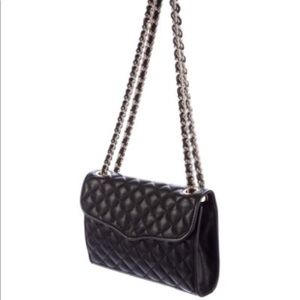 Rebecca Minkoff Quilted Black Leather Crossbody